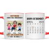 Retired Under New Management See Doll Grandkids Calendar Retirement Gift Personalized Mug