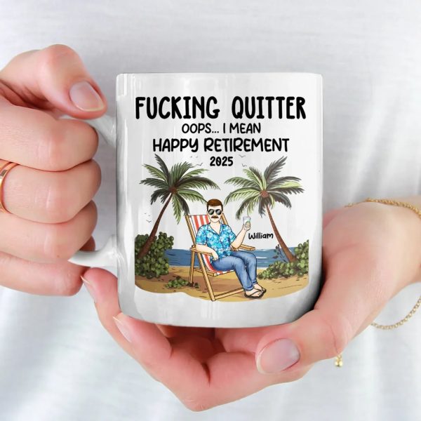 Retirement, Time To Do What You Love - Coworker Personalized Custom Mug - Appreciation, Retirement Gift For Coworkers, Work Friends, Colleagues