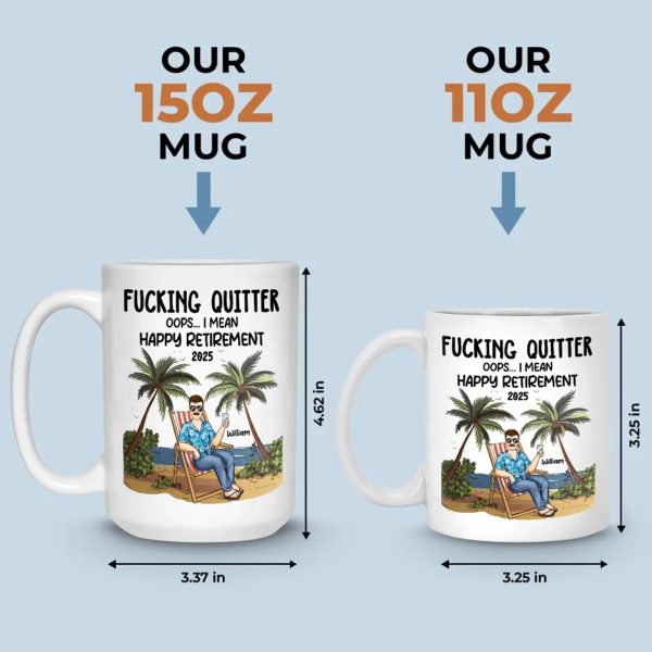 Retirement, Time To Do What You Love - Coworker Personalized Custom Mug - Appreciation, Retirement Gift For Coworkers, Work Friends, Colleagues