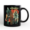 Retro Monster Family Sitcom Personalized Mug, Horror Halloween Gift with Custom Name
