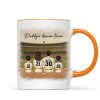 Retro Vintage Baseball Daddy's Dream Team Mug, Gift For Dad