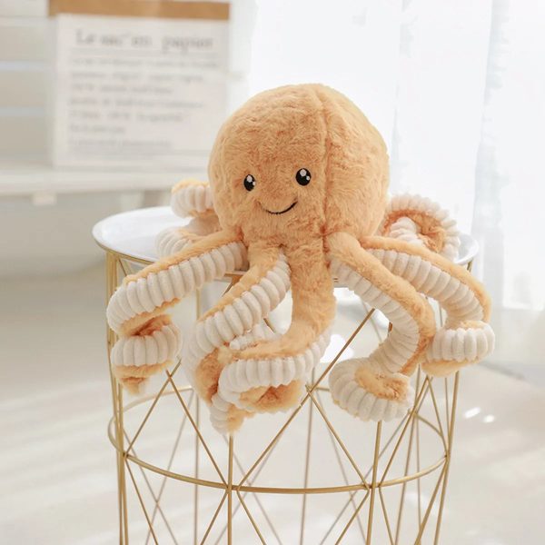 Reversible Colorful Octopus Plush - Cute Stuffed Animal for Kids' Decor