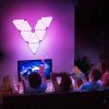 RGB Triangular Quantum Wall Lamp with Music Sync