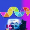 RGB Triangular Quantum Wall Lamp with Music Sync