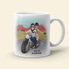 Riding Partners For Life, Personalized Biker Coffee Mug, Gift For Couple, Valentine's Gifts