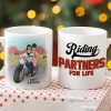 Riding Partners For Life, Personalized Biker Coffee Mug, Gift For Couple, Valentine's Gifts