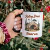 Rolling Stones Christian Personalized Mug, He is Risen Easter Gift with Custom Name