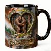 Romantic Bigfoot Couple, Personalized Gifts For Couple Accent Mug 05QHTN160126