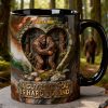 Romantic Bigfoot Couple, Personalized Gifts For Couple Accent Mug 05QHTN160126