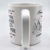 Romantic Commitment Message With Couple And Cityscape - Personalized Custom Coffee Mug - CPL293_MG