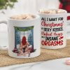 Romantic Couple, All I Want For Christmas Is Sexy Kisses, Personalized Coffee Mug, Couple Gifts, Gifts For Him/Her, Unique Christmas Gifts