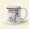 Romantic Couple, Forever In Love, Personalized Coffee Mug, A Timeless Gift For Couples,
