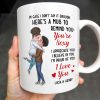 Romantic Couple Hugging Reminder I Love You Mug - Personalized Custom Coffee Mug - CPL312_MG
