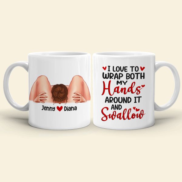 Romantic Couple, I Love To Wrap Both My Hands, Personalized Coffee Mug, Couple Gift, Gifts For Her, Gifts For Him