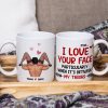 Romantic Couple, I Love Your Face, Personalized Coffee Mug, Gifts For Couple