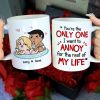 Romantic Couple, I Want To Annoy For The Rest Of My Life, Personalized Coffee Mug, Gifts For Couple