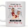 Romantic Couple in Red You're Always Sexy Quote - Personalized Custom Coffee Mug - CPL277_MG
