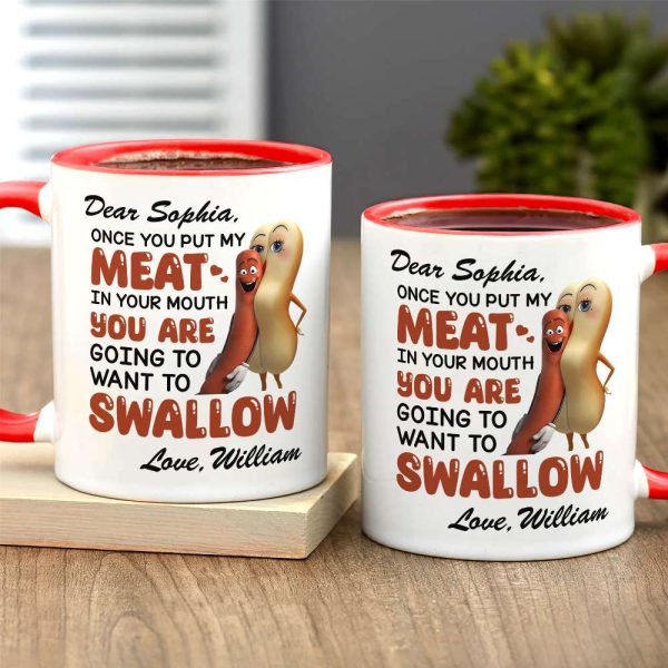 Romantic Couple, Love You Forever, Personalized Coffee Mug, Couple Gift, 04htdt310723