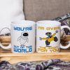 Romantic Couple, Love You Forever, Personalized Couple White Mug Set, Gifts For Couple, 02htpo120723