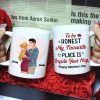 Romantic Couple, My Favourite Place Is Inside Your Hug, Personalized Mug, Couple Gifts, Gifts For Him, Gifts For Her, Valentine's Day Gifts