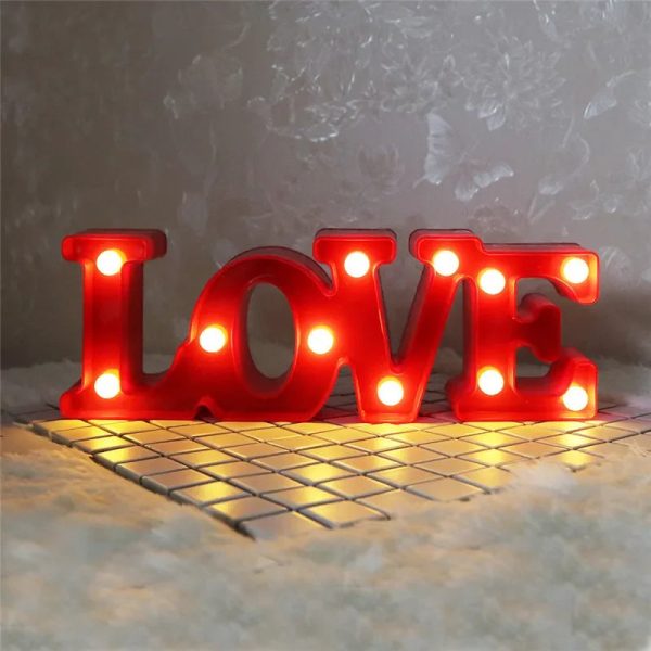 Romantic Heart LED Night Light for Valentine’s Day Gift