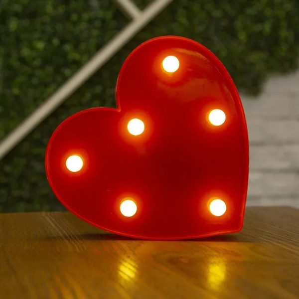 Romantic Heart LED Night Light for Valentine’s Day Gift