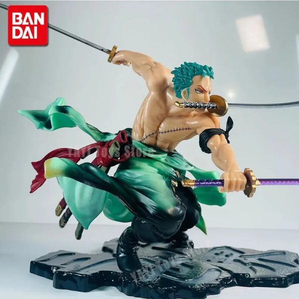 Roronoa Zoro Three-blade Sa-maximum Manga Anime Statue Action Figure