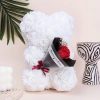 Rose Bear Hug Flower Decorative Gift for Weddings and Valentine’s Day