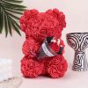 Rose Bear Hug Flower Decorative Gift for Weddings and Valentine’s Day