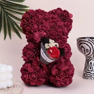 Rose Bear Hug Flower Decorative Gift for Weddings and Valentine’s Day