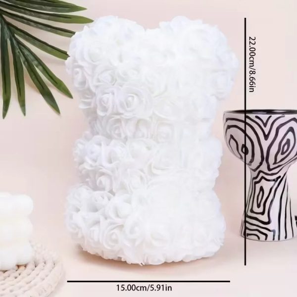 Rose Bear Hug Flower Decorative Gift for Weddings and Valentine’s Day