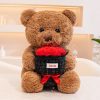 Rose Bear Plush Doll