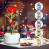 Rose Flowers Led Light And Bluetooth Speaker