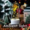 Rose Flowers Led Light And Bluetooth Speaker