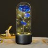 Rose Flowers Led Light And Bluetooth Speaker
