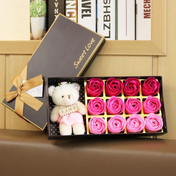 Rose Petal Scented Soap Gift Set