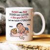 Roses Are Red, Foxes Are Clever, Gift For Couple, Personalized Mug, Funny Couple Mug, Couple Gift