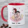 Roses Are Red, True Love is Rare, Personalized Couple Mug, Gift For Couple