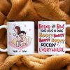 Roses Are Red, True Love is Rare, Personalized Couple Mug, Gift For Couple
