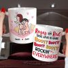 Roses Are Red, True Love is Rare, Personalized Couple Mug, Gift For Couple