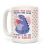 Roses are Red, Violets are Blue, My Heart is Big 'cuz I'm a Kaiju Coffee Mug