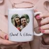 Roses Are Red Violets Are Blue Personalized Custom Photo Valentine Anniversary Couples Mug H586