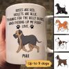 Roses Are Red Walking Dog Personalized Mug