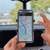 Rotatable Rearview Mirror Mobile Holder