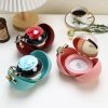 Round Bow Eternal Rose Jewelry Gift Box for Necklace and Ring