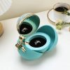Round Bow Eternal Rose Jewelry Gift Box for Necklace and Ring
