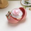 Round Bow Eternal Rose Jewelry Gift Box for Necklace and Ring