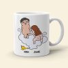 Rub Me Three Times And I'll Come Personalized Funny Couple Coffee Mug 03HULI020323TM Gift For Couple