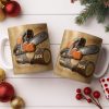 Rugged Chainsaw And Wood Design - Personalized Custom Coffee Mug - JBS063_MG