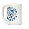 Running on Coffee, Fishing, and Dad Jokes Coffee Mug
